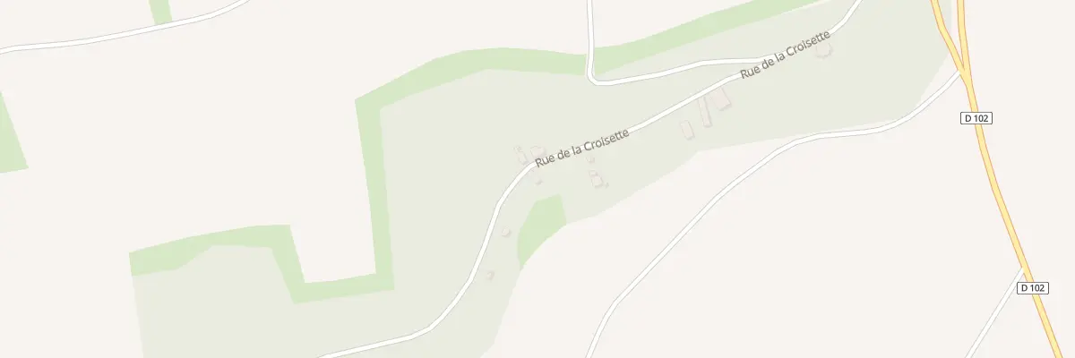 Plan du 13 Rue de la Croisette à Paissy