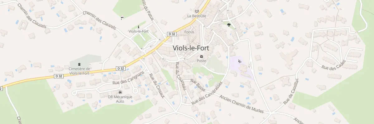 Plan du 1 Pl de la Mairie à Viols-le-Fort