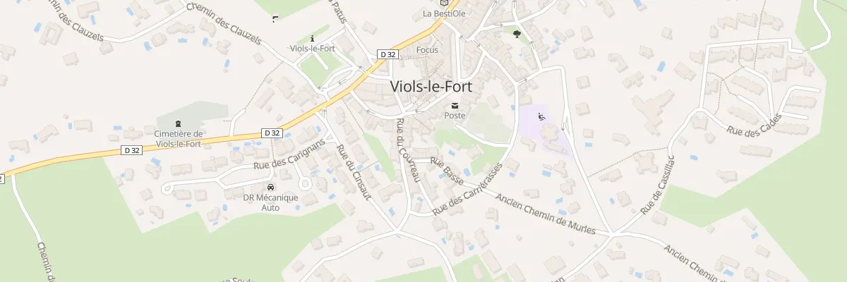 Plan du 5 Rue du Courreau à Viols-le-Fort