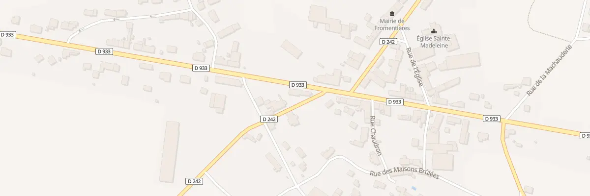 Plan du 2 Rte de Boissy à Fromentières