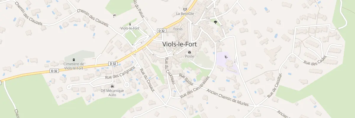 Plan du 1 Imp de la Traverse à Viols-le-Fort
