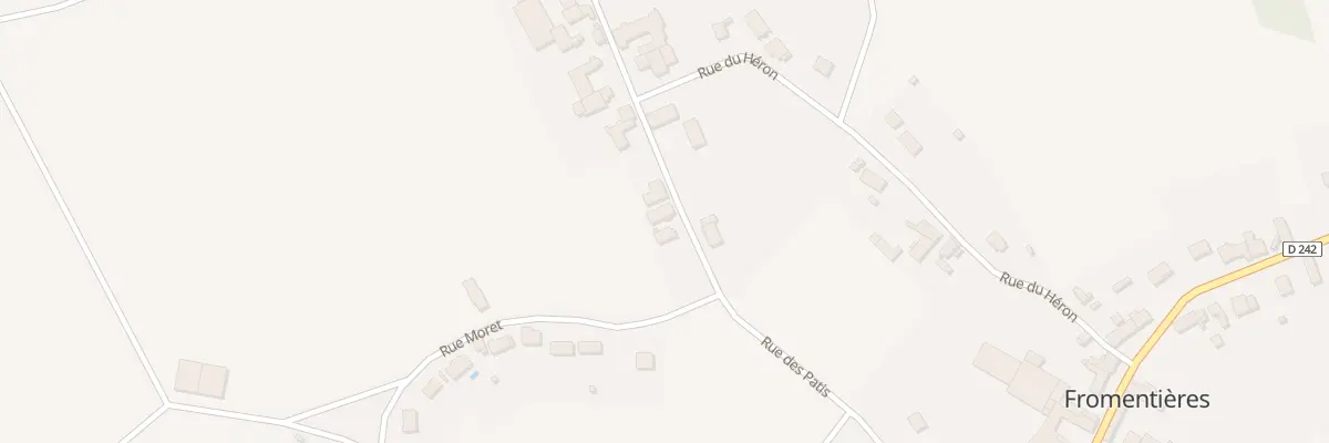 Plan du 5 Rue des Patis à Fromentières