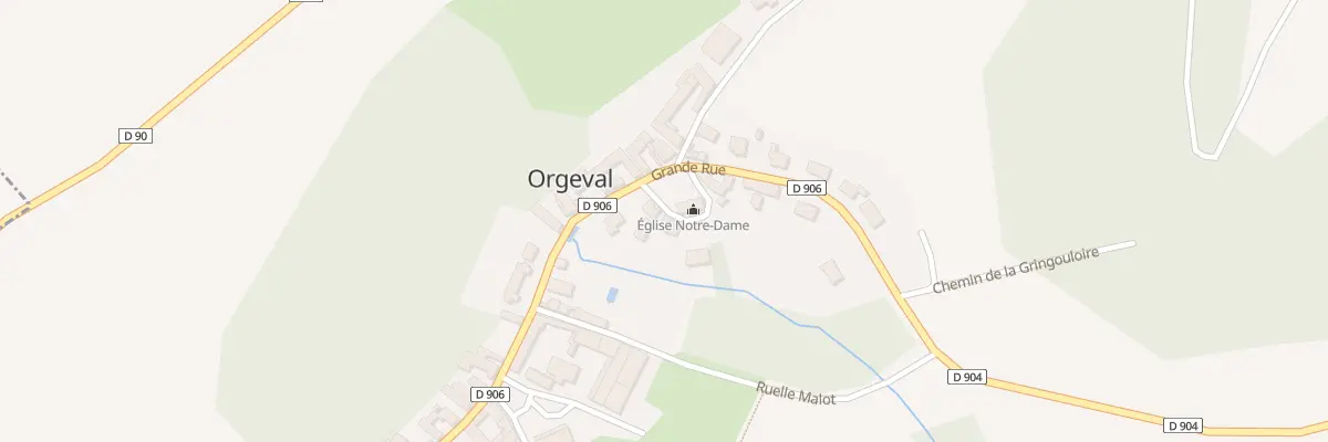 Plan du 10 Gr Gde Rue à Orgeval