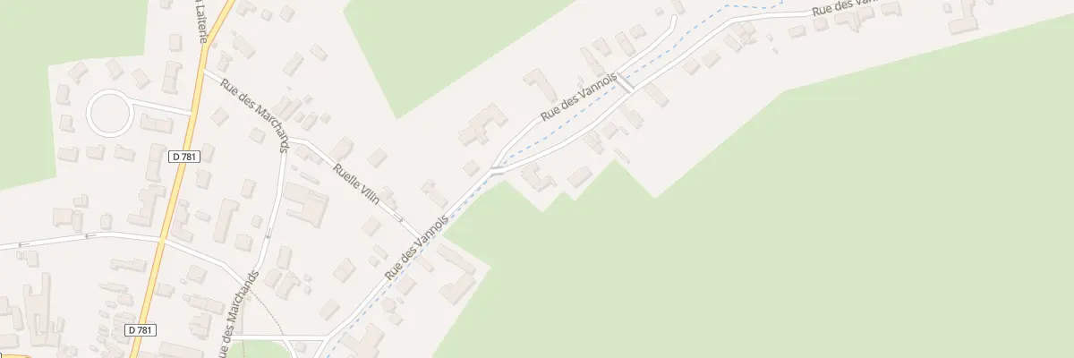 Plan du 34 Rue des Vannois à Boué
