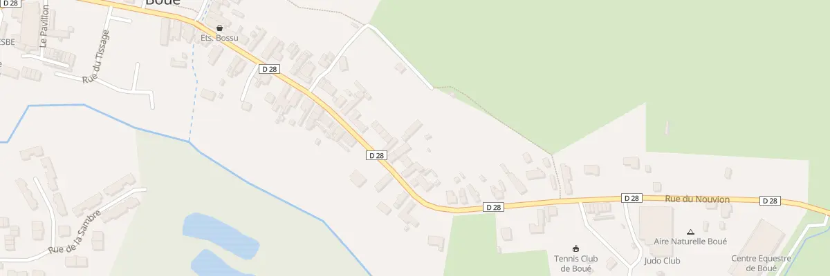 Plan du 55 Rue du Nouvion à Boué