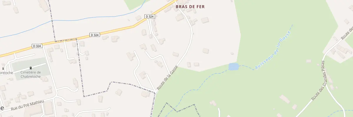 Plan du 5487 Bras de Fer à Arconsat