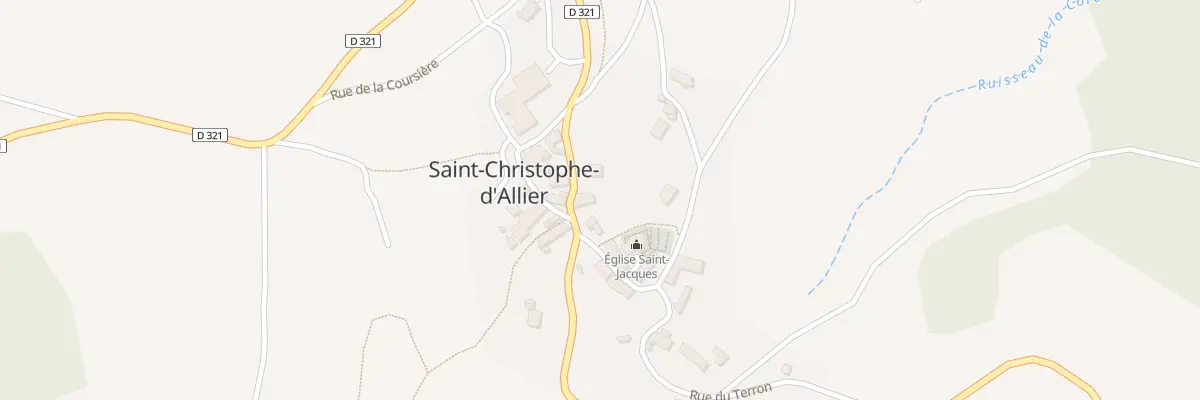 Plan du 5006 Le Bourg à Saint-Christophe-d’Allier