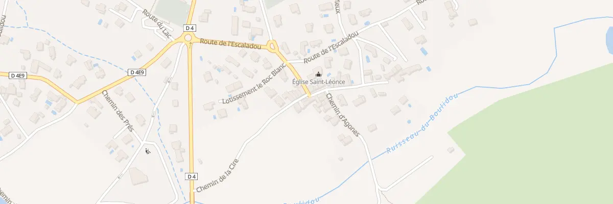 Plan du 54 Pl de l’Eglise à Cazilhac