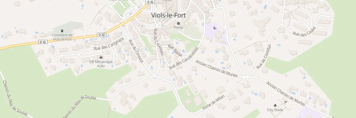 Plan du 160 Rue des Carriérasses à Viols-le-Fort