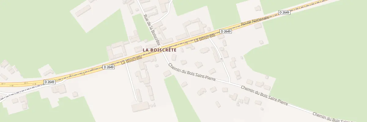 Plan du 2 Che du Bois St Pierre à Preux-au-Sart