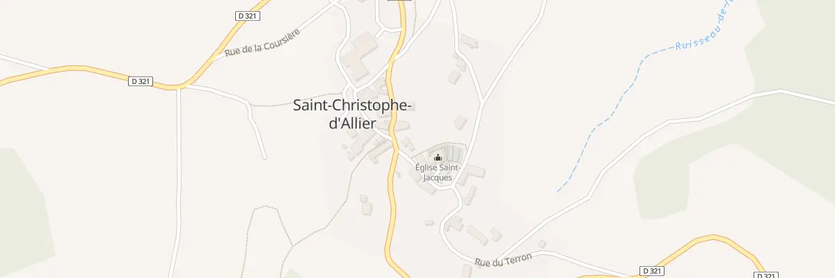 Plan du 5007 Le Bourg à Saint-Christophe-d’Allier