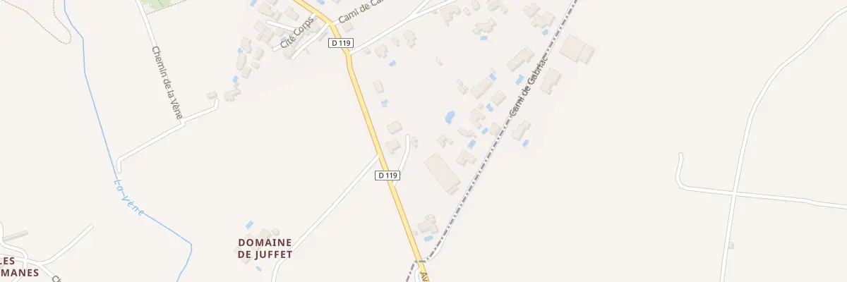 Plan du 895 Av de la Gare à Montbazin