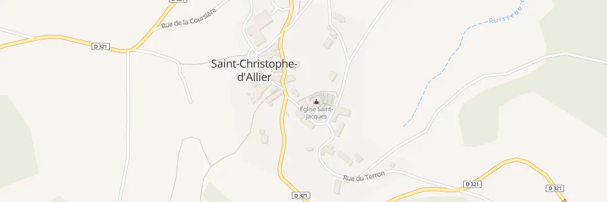 Plan du 5011 Le Bourg à Saint-Christophe-d’Allier