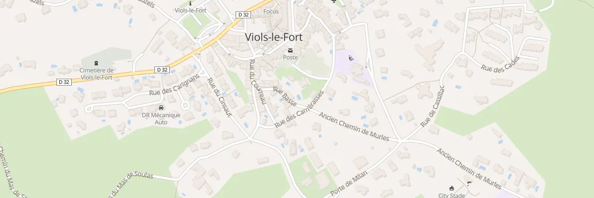 Plan du 5244F Rue Basse à Viols-le-Fort