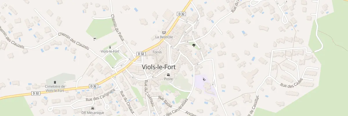 Plan du 6 Pl du Jeu de Ballon à Viols-le-Fort