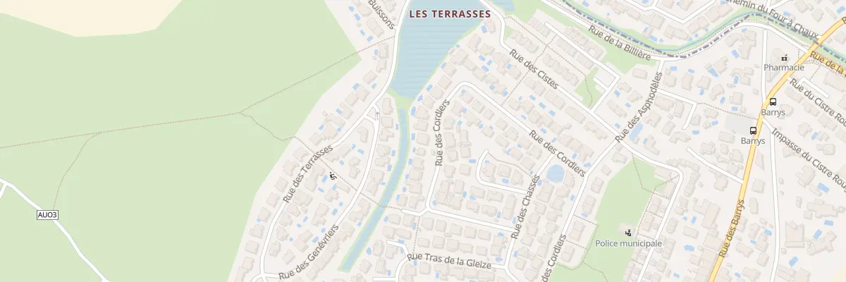Plan du 58 Rue des Cordiers à Cournonsec