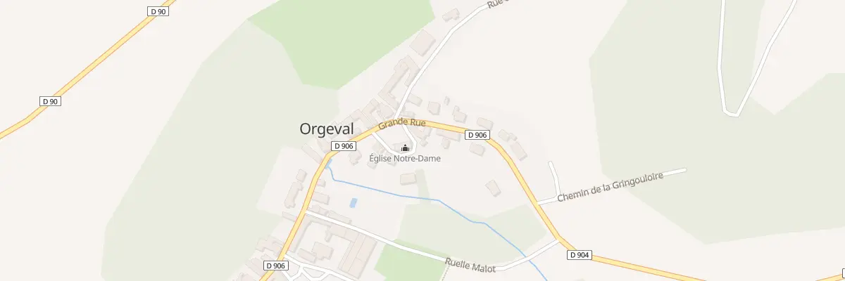 Plan du 16 Gr Gde Rue à Orgeval