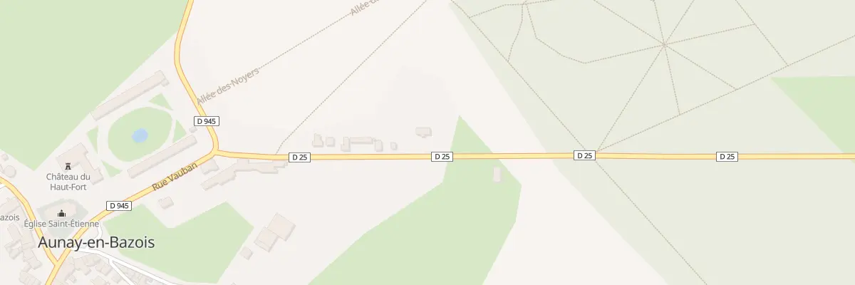 Plan du 43 L’Enclos à Aunay-en-Bazois