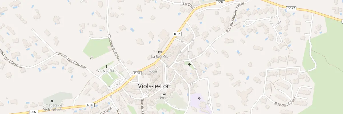 Plan du 6189F Rue de la Duchesse à Viols-le-Fort