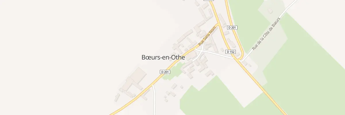 Plan du 11 Rue Lucie Fandard-randoin à Bœurs-en-Othe