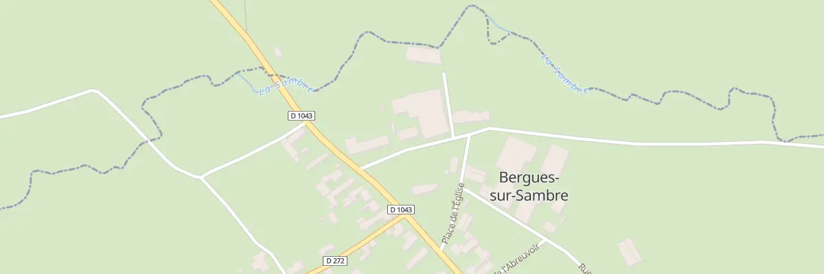 Plan du 7 Pl de l’Eglise à Bergues-sur-Sambre