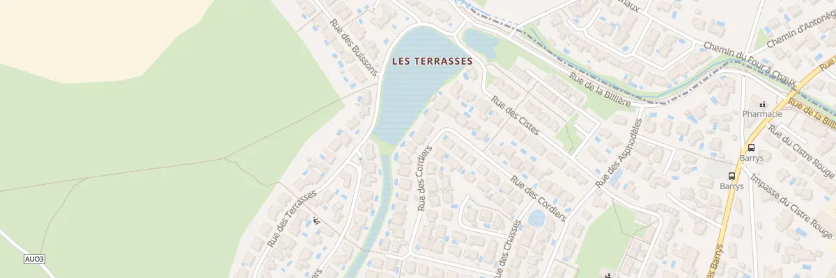 Plan du 50 Rue des Cordiers à Cournonsec