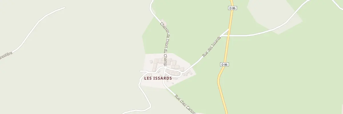 Plan du 246 Rue des Issards à Chabreloche