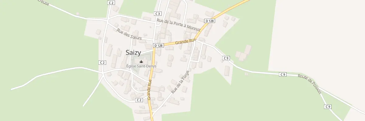 Plan du 13 Rue de la Forge à Saizy