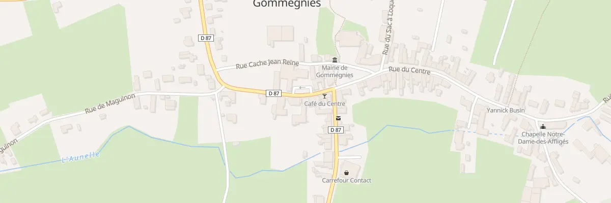 Plan du 125 Rue du Centre à Gommegnies