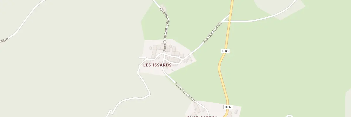 Plan du 5138 Les Issards à Chabreloche