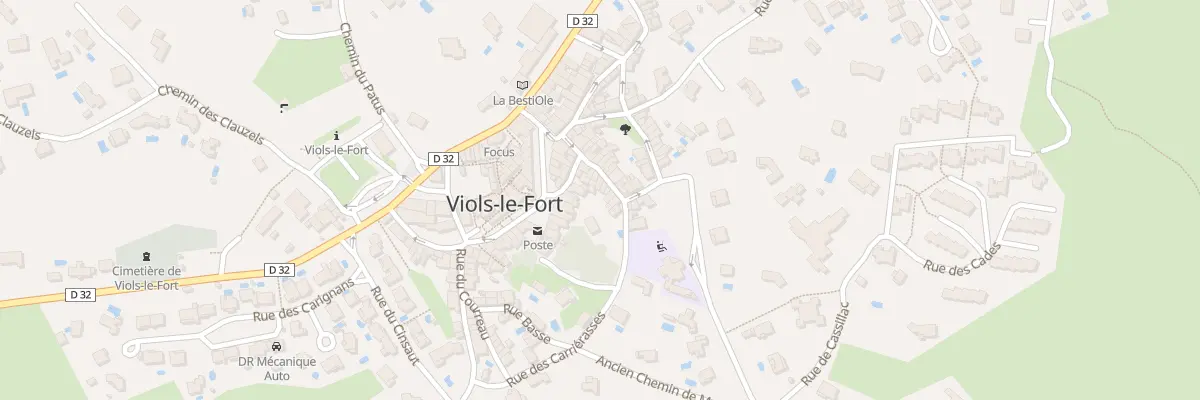 Plan du 14 Rue Neuve à Viols-le-Fort