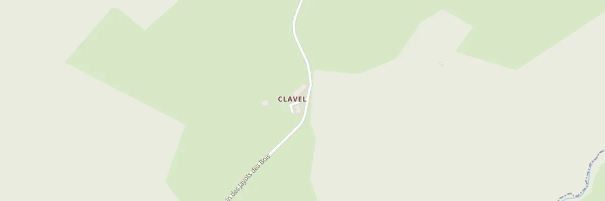 Plan du 5127 Clavel à Barrais-Bussolles