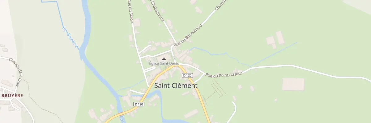 Plan du 1 Rue du Point du Jour à Saint-Clément
