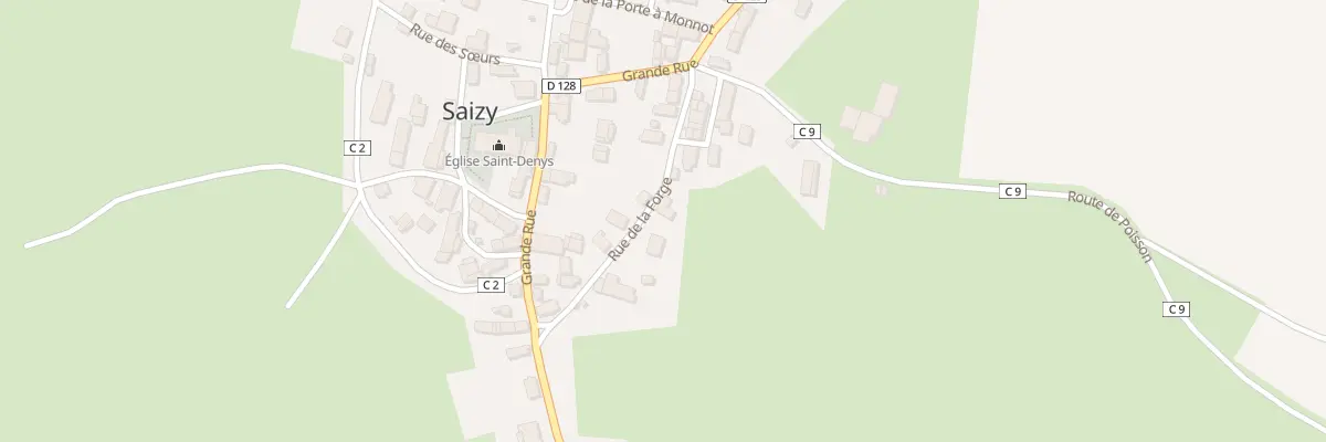 Plan du 6 Rue de la Forge à Saizy