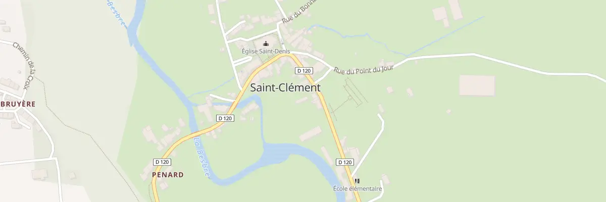 Plan du 14 Rue de la Chabanne à Saint-Clément
