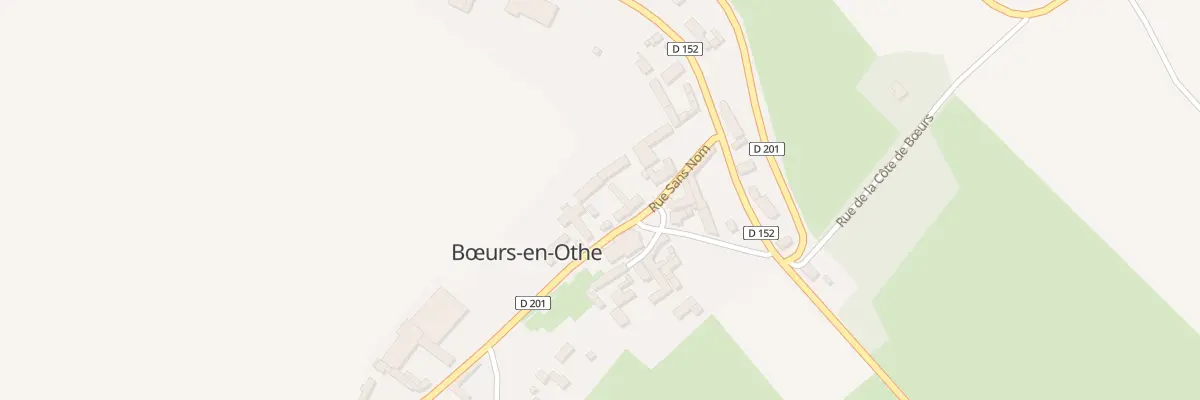 Plan du 15 Rue d’Arces à Bœurs-en-Othe