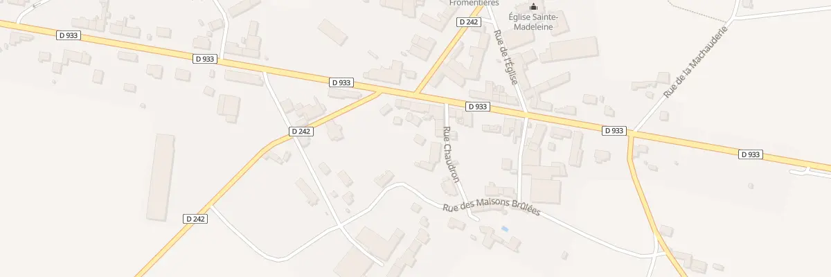Plan du 5003 Rue Chaudron à Fromentières
