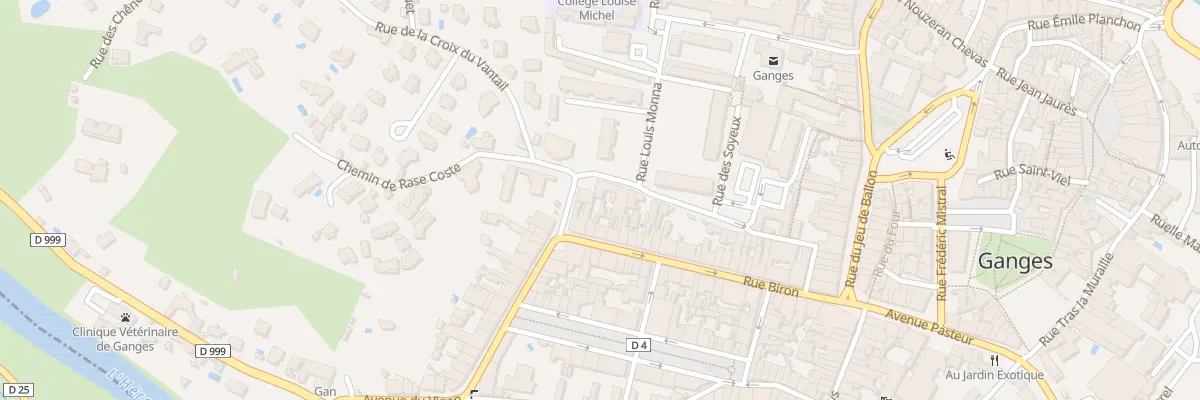 Plan du 9819 Rue de l’Olivette à Ganges