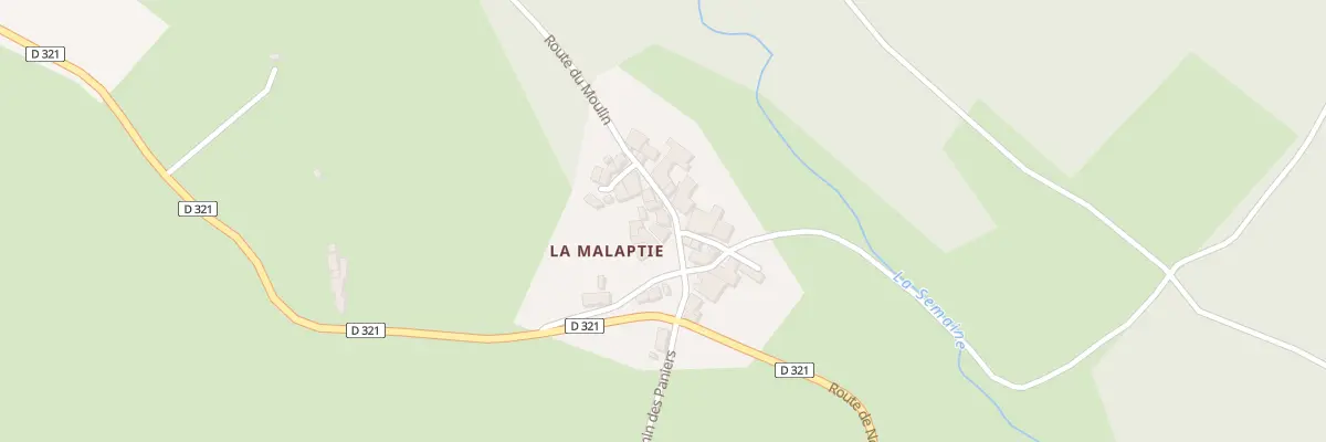 Plan du 5150 La Malaptie à Viscomtat