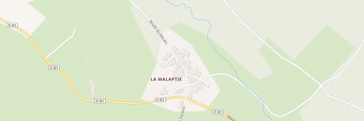 Plan du 5129 La Malaptie à Viscomtat