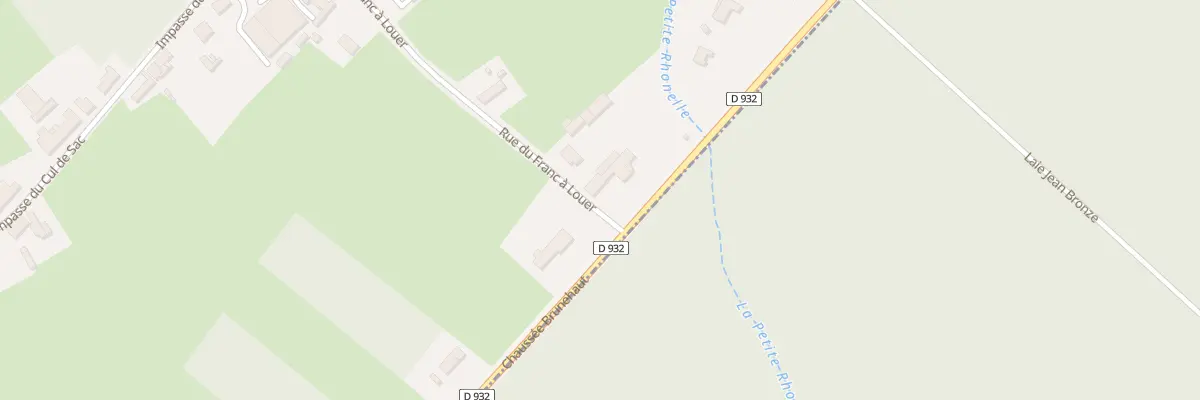 Plan du 2 Rue du Franc A Louer à Villereau