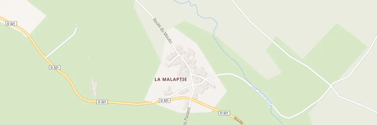 Plan du 5130 La Malaptie à Viscomtat