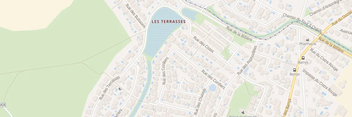 Plan du 29 Rue des Cordiers à Cournonsec