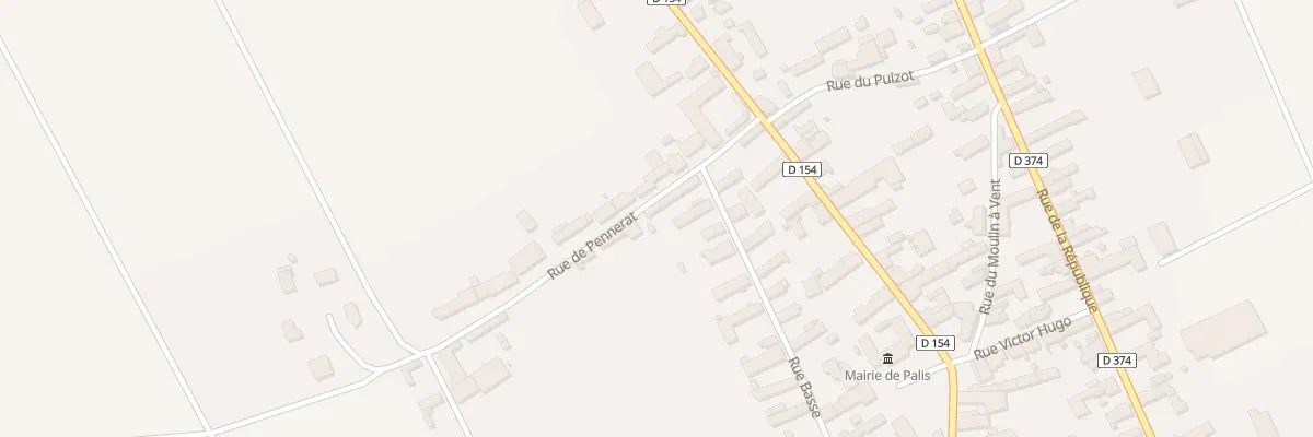 Plan du 1B Rue de Pennerat à Aix-Villemaur-Pâlis