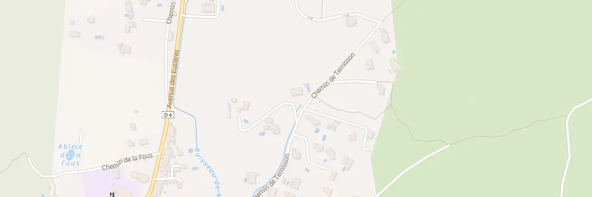 Plan du 5548 Le Deves à Brissac