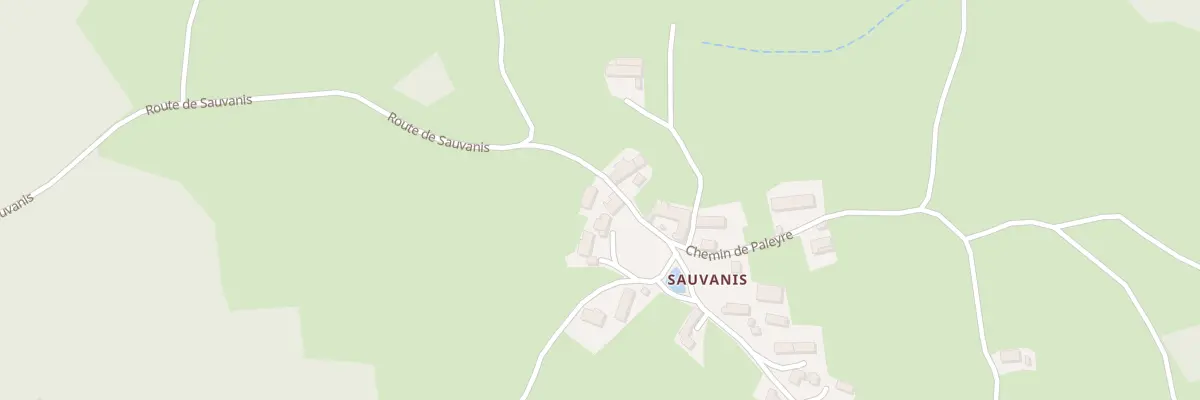 Plan du 5074 Sauvanis à Bertignat