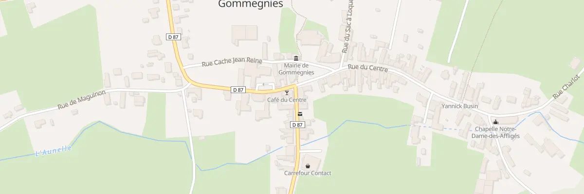 Plan du 13 Rue de la Gare à Gommegnies