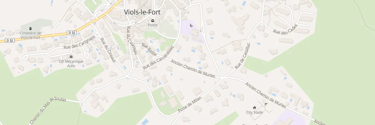 Plan du 37 Ach Ancien Chemin de Murles à Viols-le-Fort