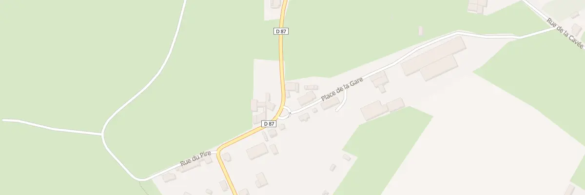 Plan du 326 Rue de la Gare à Gommegnies