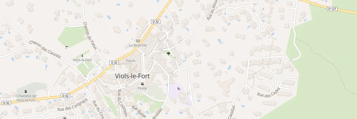 Plan du 15 Rue de l’Hopital à Viols-le-Fort